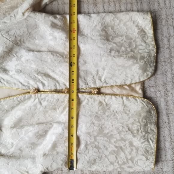 Vintage Jacket, Brocade Fabric, lined, handmade - Picture 7 of 8